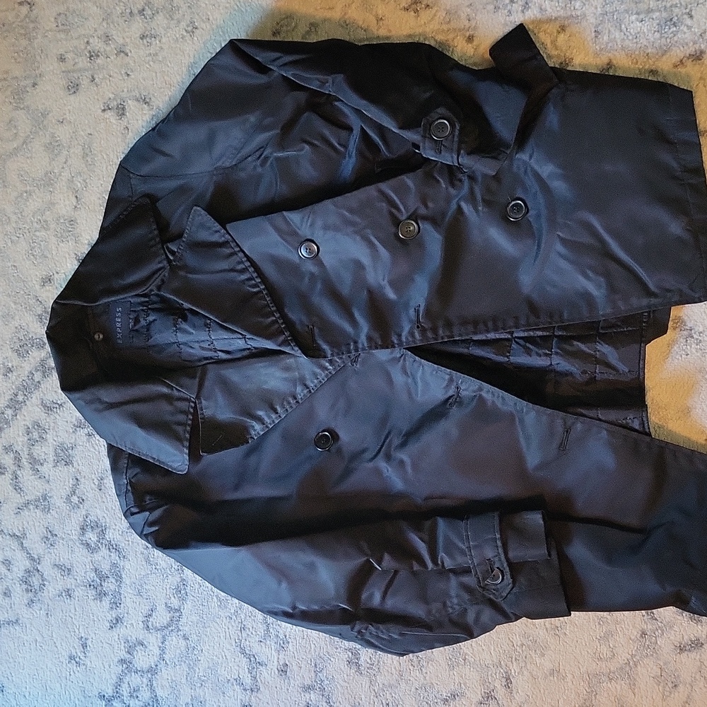 Express Women's Raincoat, Black, Size M